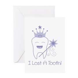 CafePress I Lost A Tooth! Greeting Cards Folded Greeting Card Glossy