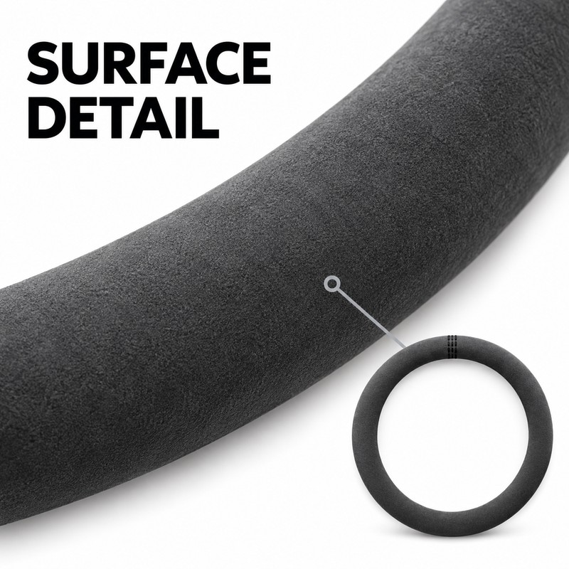 Suede Leather Steering Wheel Cover for Cars – Breathable Non-Slip