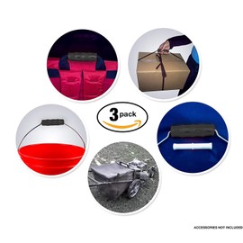 Snappy Grip Ergonomic Replacement Bucket Handles (3 Pack) - BLACK