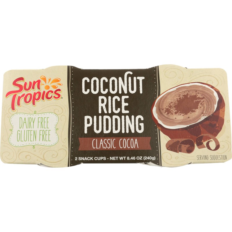 Sun Tropics Chocolate Coconut Milk Rice Pudding 2 Count, 8.46