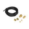 GlowShift Replacement 18ft Black Nylon Mechanical Boost Gauge Hose Kit
