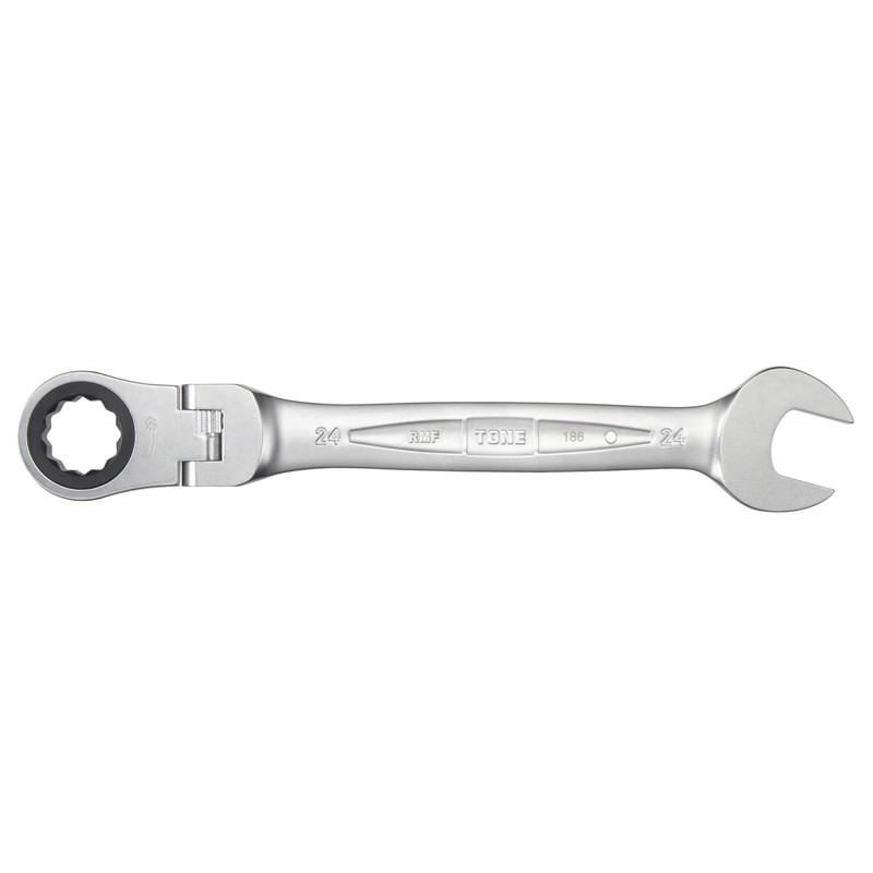 TONE HPRMF-24 Oscillating Ratchet Offset Wrench Double-Sided Width 0.9 inches