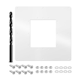 JUFZQO Upgraded Pool Wall Repair Panel Fit for Above Ground Pool Wall Backwater Pipe, Stainless Steel Pool Skimmer Repair Kit, Water Return Repair Kit, Repair Rusted Pool Wall and Water Return Pipe