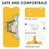Bathtub Shower Mat 40X16 Inch, Non-Slip, for Toddler, Cat Kawaii