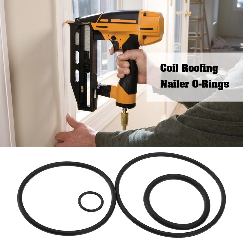 Briny River 7-teiliges O-Ring-Set für Coil-Dachdeckernagler Kompatibel mit Bostitch RN45-B