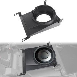 CUSAUTV 10" Under Seat Speaker Pod Panel for Maverick R, Front Underseat Speaker Enclosures Boxes Pods Mount Compatible with Can Am Maverick R MAX X RS 2024+ Accessories