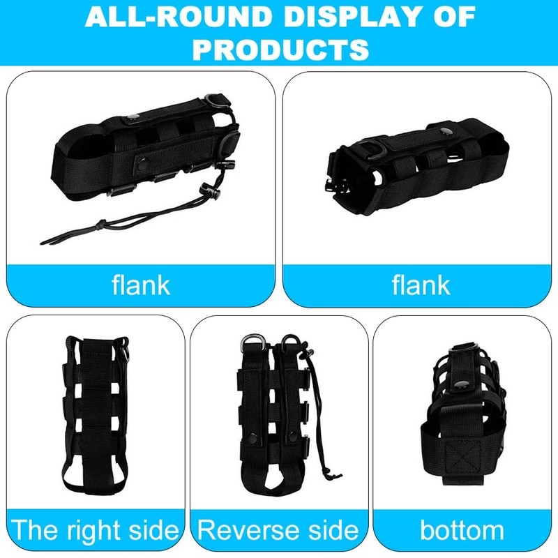 Lvjkes Bottle Holder Backpack, Bottle Holder Belt, Nylon Material with