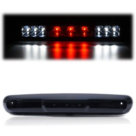 G-PLUS LED 3rd Third Brake Light Compatible with Chevy Silverado/GMC Sierra 1500 2500 HD 3500 HD 2007 2008 2009 2010 2011 2012 2013 Rear Brake Tail Lamp Smoke Lens High Mount Stop Light
