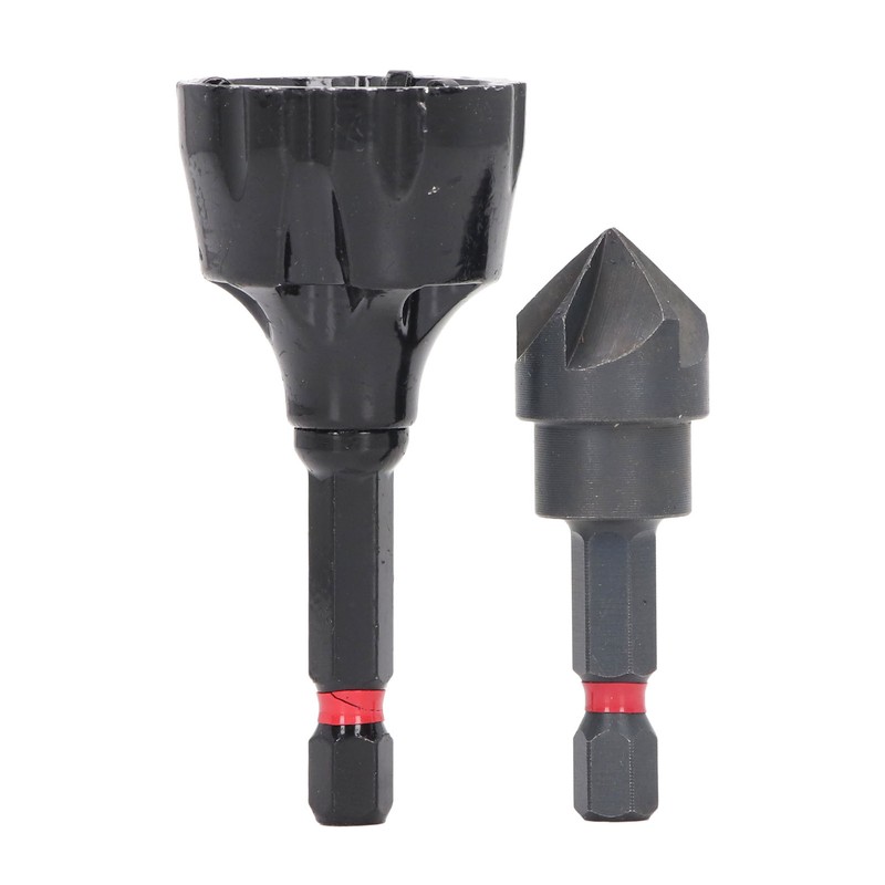 Deburring Chamfer Tool Set 1/4in Drill Bit Deburring External Chamfer