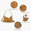 DONNAIN Genuine Leather Bags For Women Trendy Slouch Hobo Bags