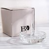 H&D Well-Crafted Crystal Glass Wedding Ring Holder