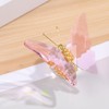 Movdyka Crystal Butterfly Decor Figurines for Mom Women, Pink Glass