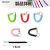 [KEAIDUO] Key Chain, Coil Strap, Spiral, Stretchable, Anti-Theft, Anti-Lost, Retractable