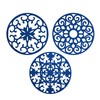 gasaré, Extra Large, Thick, 10" Silicone Trivets for Hot Dishes,