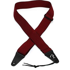 Fender WeighLess Tweed Guitar Strap, Stocking Stuffers, Guitar Accessories, 2in, Red Tweed