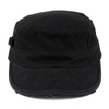 Washed algodón Ejército Militar BDU estilo Fitted Pac, Negro