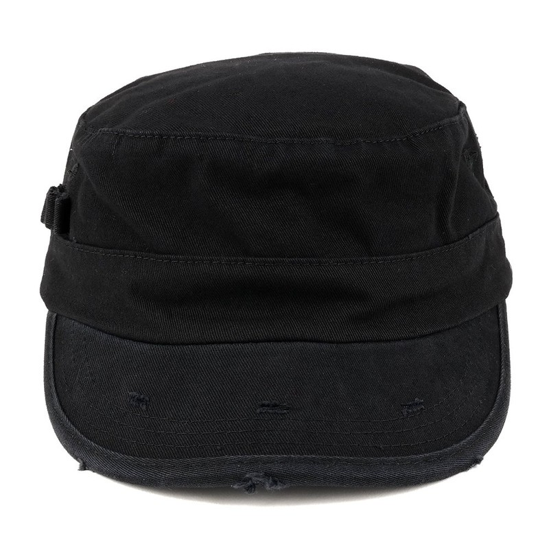 Washed algodón Ejército Militar BDU estilo Fitted Pac, Negro