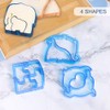 4 Stücke Brot Ausstecher für Kinder, Ausstecher niedlichen Formen, DIY