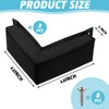 Innconee 2 Pcs Corner Dock Bumpers Guard with Screws Boat