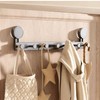 HGZBS No-Drilling Movable Suction Cup Hooks for Shower, Wall, Door