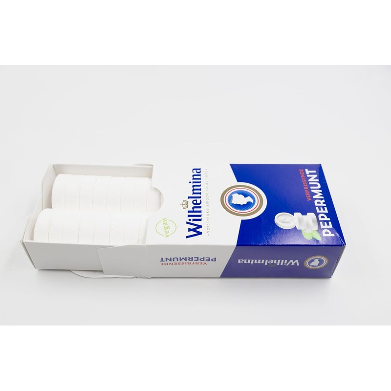 Wilhelmina Peppermints (Classic Dutch Peppermints) - 3.5oz [Pack of 1]