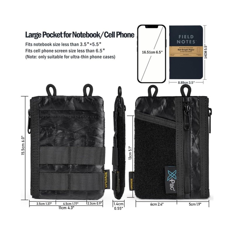 VIPERADE VE16 X-Pac EDC Pouch Small EDC Organiser Tool Bag