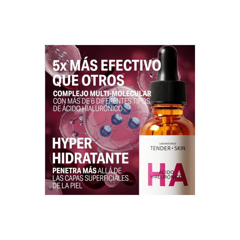 Tenderskin Sérum Concentrado Hidratante HA Ácido Hialurónico 7.5% 30ml