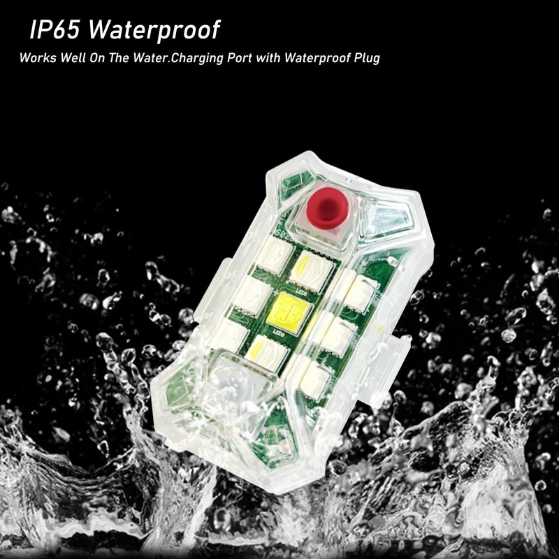 500mAh Wireless Led Strobe Lights with Remote Control Anti Collision