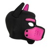 QUYUWOWO Neoprene Puppy Face Muzzle Dog Removable Full Head Hood