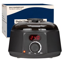 Waxing Kit, Hovacota Digital Wax Pot Hard Wax Kit with Accessories for Women and Men, Including Black Wax Melter