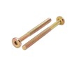 Sourcingmap M6x75mm Flat Hex Socket Head Hexagon Furniture Bolts Connector