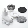 XJR-J010 Cordless Electric Brush (White) IPX7 Waterproof, High Torque Motor,