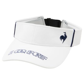 Cox Sportif LG5SCP52L Women's Sun Visor, Comfort-Fit, Reducing Tightness, Functional, Golf, WH00 (white), Free size