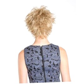 Healeved Women's Fluffy Short Straight Synthetic Hair Wig for Parties Daily Use Full Hair Wig for Women Stylish Versatile Look for Cosplay Costumes