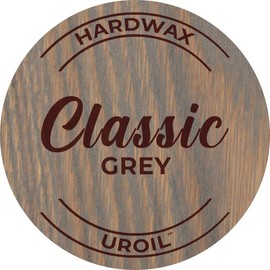 UnoCoat Hardwax Uroil Color Samples - Made in USA - Advanced Wood Grain Treatment for Indoor Applications, Urethane-Modified Hard Wax Oil, for Any Wood Species - 2 oz / 59 ml - Classic Grey