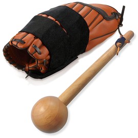 Glove Care, Baseball Belt, Glove Holder, Grab Hammer, Baseball Equipment, Training Goods, Practice, Shaped, Retaining Belt Set (Grab Hammer + 2 Shaping Belts)
