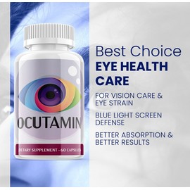 Ocutamin Vision Supplement, Supports Healthy Vision and Eyes- 60 Caps