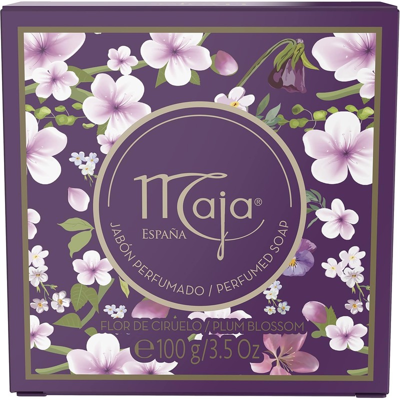Maja, Jabón en barra Plum Blossom, 100 g