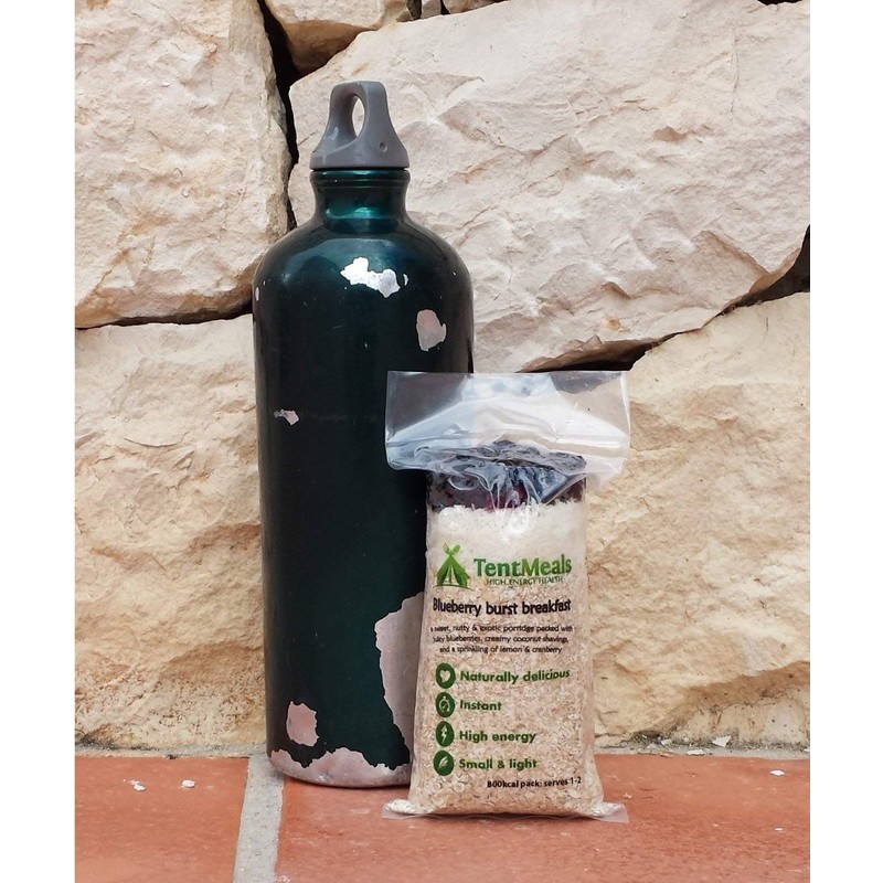 TentMeals Camping and Expedition Food: Blueberry Burst Porridge Breakfast. 1x