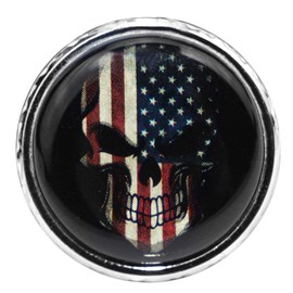 GUAIMI Stainless Knurled Fender Seat Bolt Screw 1/4"-20 Thread Compatible with Harley Sportster Touring Electra Glide Street Glide 1996-2020 - American Skeleton(Chrome)