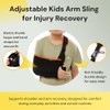 BraceUP Arm Sling for Kids - Comfortable Adjustable Support for