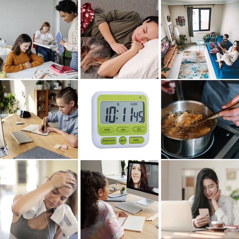 Tuffinix Digital Kitchen Countdown Timer - 24 Hours Large Display