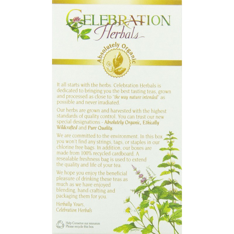 CELEBRATION HERBALS Fenugreek Seed Organic 24 Bag, 0.02 Pound
