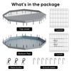 PJYuCien Dog Playpenr，8 Panels 30”H Dog Playpen with Gery Bottom
