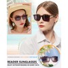 MARE AZZURO Reading Sunglasses Women 1.75+ Stylish Outdoor Large Sun