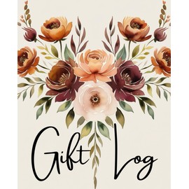 Rustic Floral Guest Journal: An Elegant Fall-Themed Notebook for Recording Gifts, Guest Notes, and Thank You Messages at Weddings, Showers, and Celebrations
