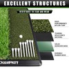 CHAMPKEY Dual-Turf Golf Hitting Mat | Come with 9 Golf
