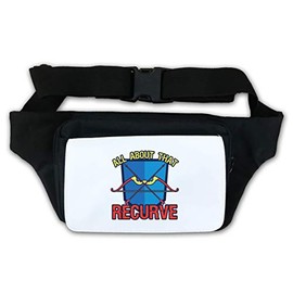 All About That Recurve Bow Archery Art Waist Bag