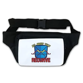 All About That Recurve Bow Archery Art Waist Bag