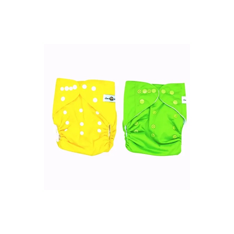Paquete 4 Pañales Ecologicos Dana Banana 4 Insertos Bambu